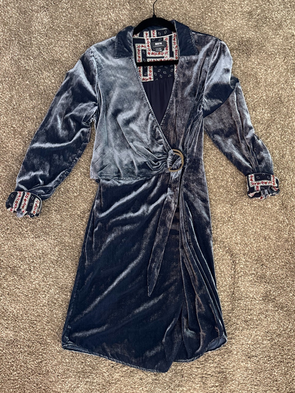 Maeve velvet dress